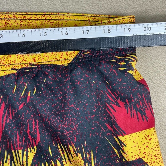 Captain Morgen Mens L Swim Trunk Drawstring Hawaiian Print Lined Relaxed Fit - Picture 5 of 11